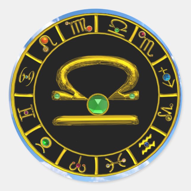 ADESIVO REDONDO LIBRA (Frente)