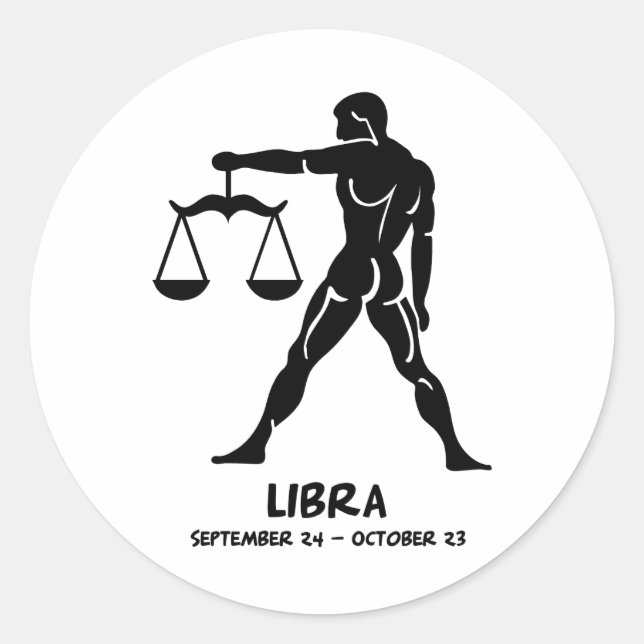 Adesivo Redondo Libra (Frente)