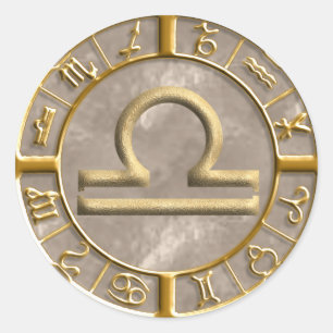 Adesivo Redondo Libra