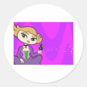 Adesivo Redondo Libra Stickers