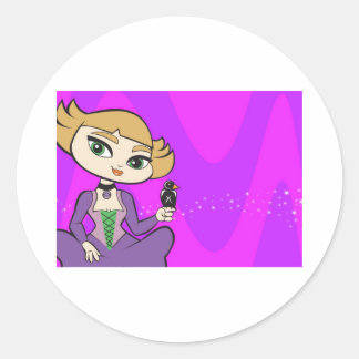 Adesivo Redondo Libra Stickers