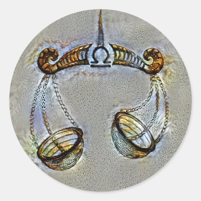 Adesivo Redondo Libra Venice (Frente)