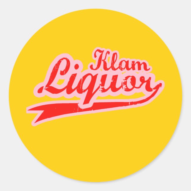 Adesivo Redondo Licor Klam (Frente)
