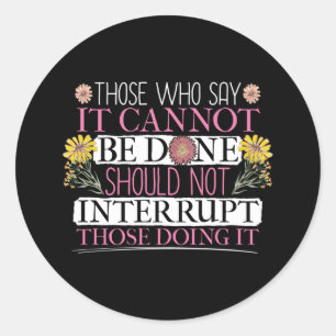 Adesivo Redondo Líder Feminina Empoderada