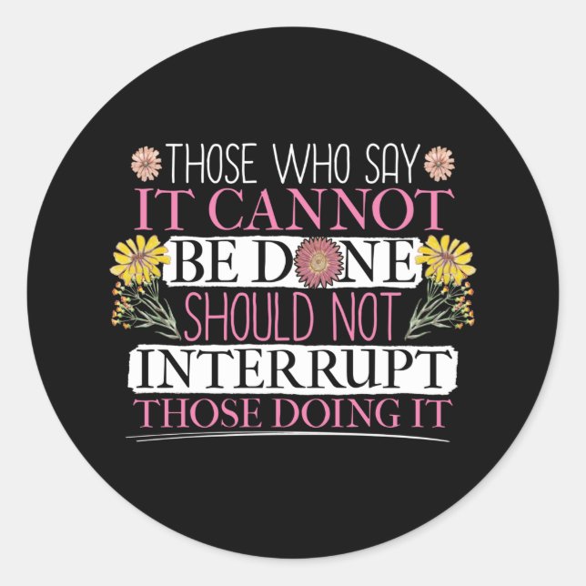 Adesivo Redondo Líder Feminina Empoderada (Frente)