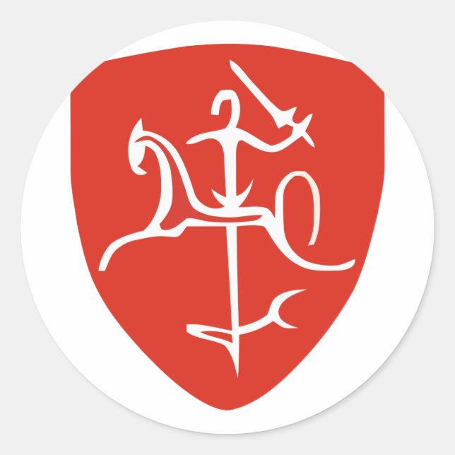 Adesivo Redondo Lietuva (Frente)