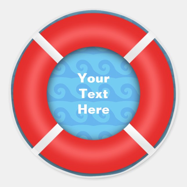 Adesivo Redondo Lifebuoy (Frente)