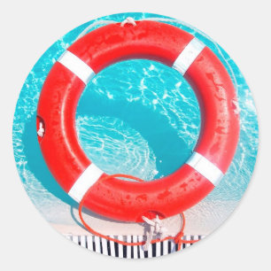 Adesivo Redondo Lifesaver do Lifeguard