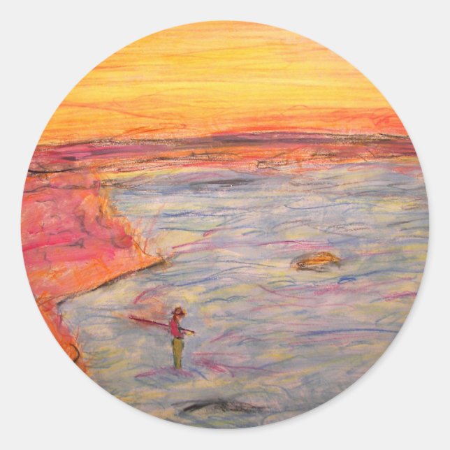 Adesivo Redondo ligando um (Frente)