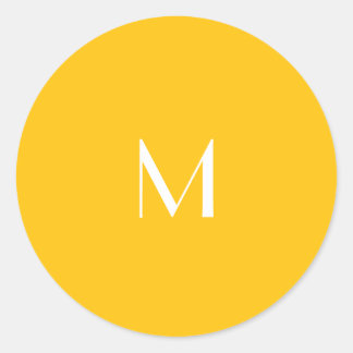 Adesivo Redondo light honey amber - add monogram
