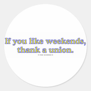 Adesivo Redondo LikeWeekends