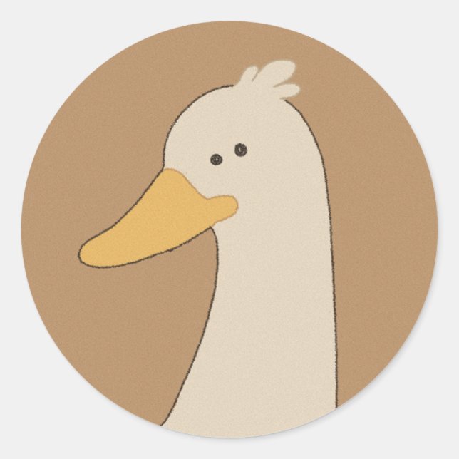 Adesivo Redondo Lil Ducky Sticker (Frente)