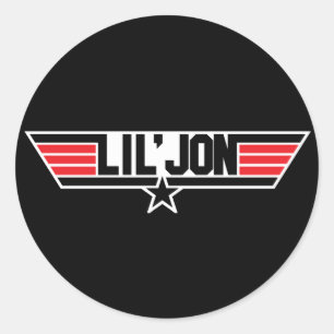 Adesivo Redondo Lil Jon "Top Gun "