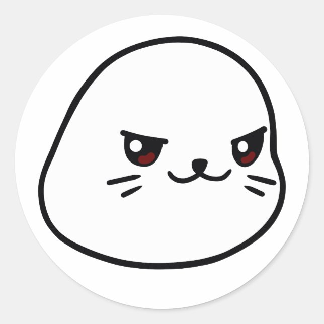 Adesivo Redondo Lil Sappys BONITA, MAS VESTIDA PERIGOSA (Frente)