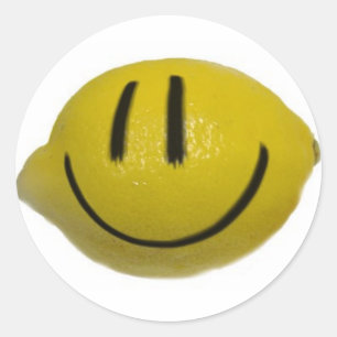 Adesivo Redondo limão