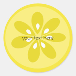 Adesivo Redondo Limão