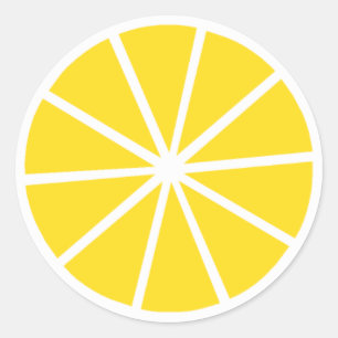Adesivo Redondo Limão