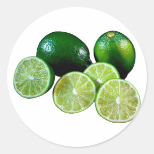 Adesivo Redondo Limas limes fruits