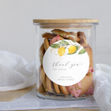 Limon Brilho Cítrico Floral Chá de Noiva Obrigado