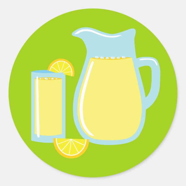 Adesivo Redondo Limonada doce (Frente)