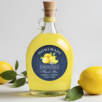 Limoncello Azul Madeira Casamento Obrigado Limonce