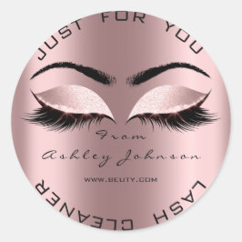 Adesivo Redondo Limpa de ativação das piscas roscada rosa-faísca