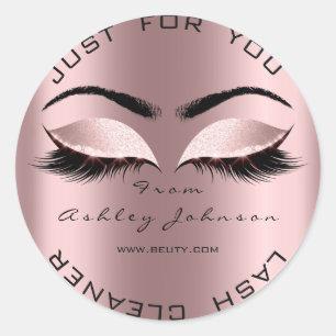 Adesivo Redondo Limpa de ativação das piscas roscada rosa-faísca