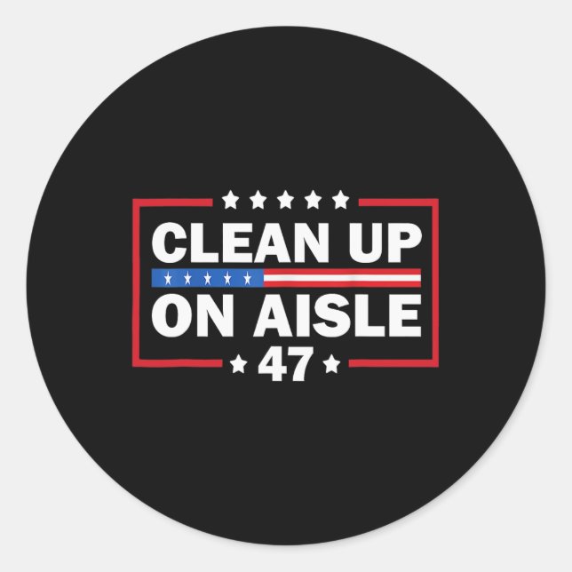 Adesivo Redondo Limpar No Eixo 47 Impeach 47 Antirtrópicos (Frente)