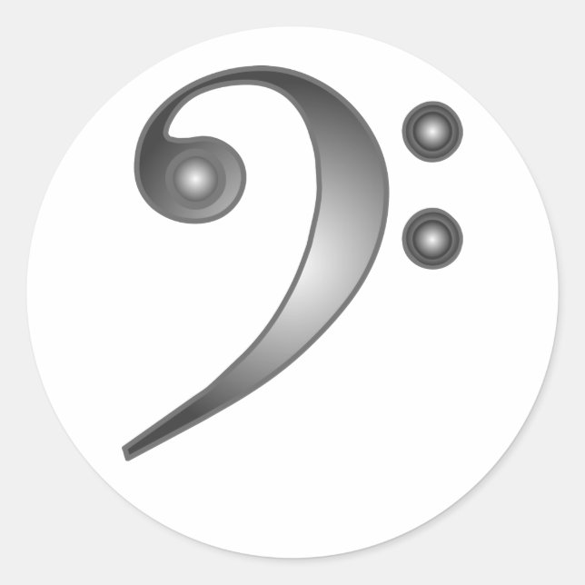 Adesivo Redondo Limpeza de Bass Metálico (Frente)