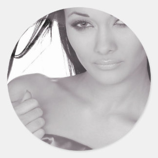 Adesivo Redondo linda menina