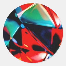 Adesivo Redondo Linda Mia De Cores