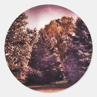 Adesivo Redondo Linda Noite