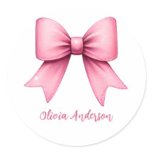 Lindo Laço Cor-de-Rosa Coquete Estética Feminina