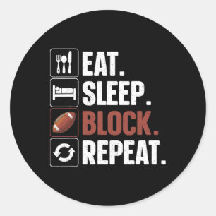 Adesivo Redondo Lineman Art For Men Jogadora De Futebol Feminina