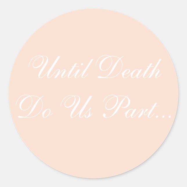 Adesivo Redondo Linen de convite personalizado (Frente)