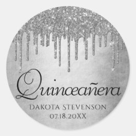 Adesivo Redondo Lingando Largura | Platinum Quinceanera