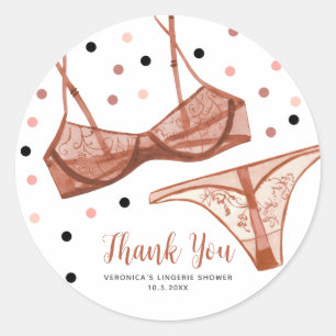 Adesivo Redondo Lingerie Blush Nupcial