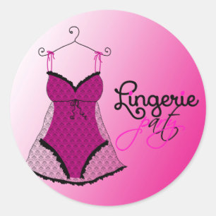 Adesivo Redondo Lingerie de Moda