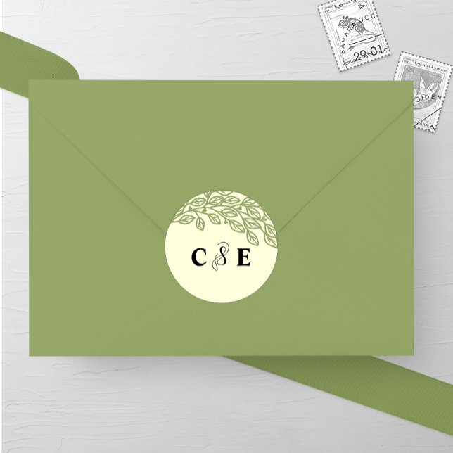 Adesivo Redondo Linha Artística Deixa Casamento (Criador carregado)