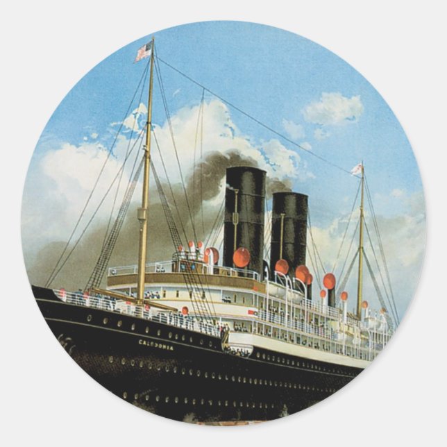 Adesivo Redondo Linha de Âncora (Frente)