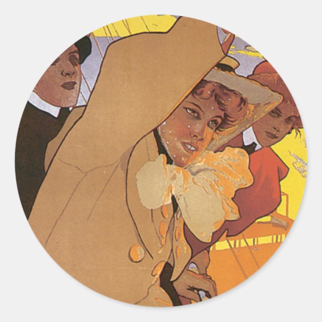 Adesivo Redondo Linha Dover-Ostend (Frente)