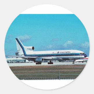 Adesivo Redondo LINHAS AÉREAS ORIENTAIS Lockheed L-1011 "Whisperli
