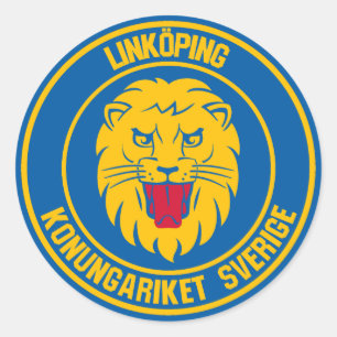 Adesivo Redondo Linköping Round Emblem