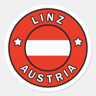 Adesivo Redondo Linz Áustria