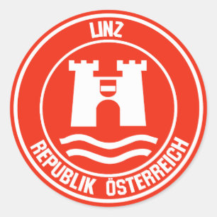 Adesivo Redondo Linz Round Emblem