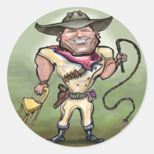 Adesivo Redondo Lion Tamer