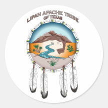 Lipan Apache Tribe do Texas Paper Sticker