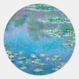 Adesivo Redondo Lírios de água, Claude Monet