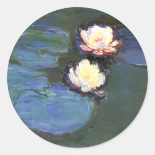 Adesivo Redondo Lírios de água, Claude Monet