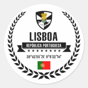Adesivo Redondo Lisboa